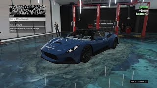 GTA 5  PAST DLC Vehicle Customization  Lampadati Corsita Maserati MC20 [upl. by Eelrebma743]