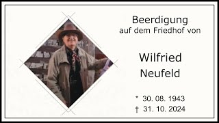 Beerdigung von Wilfried Neufeld [upl. by Odlaw]