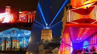 Happy Birthday Vilnius 700  Light festival 2023 [upl. by Body]