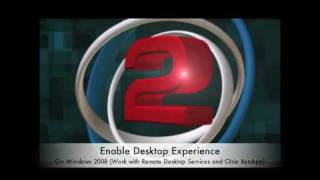 Windows 2008  Enable Desktop Experience  RDS and XenApp [upl. by Tasia]