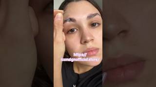 DIY brow lamination using ICONSIGN Lash amp Brow Lift Kit💕Product link in my bio 😘 [upl. by Michaele476]