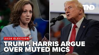 Trump Harris campaigns argue over microphone rules ahead of highstakes presidential debate [upl. by Dnalyar]