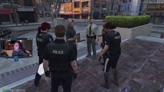 Shroud Plays Gta 5 Roleplay  Shroud Became Cop  Extreme fun with Gangs [upl. by Ashlie614]