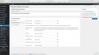 Woocommerce kortingscode toevoegen [upl. by Liryc929]