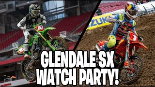 GLENDALE SUPERCROSS WATCH PARTY BLITZCO SX [upl. by Nunciata]