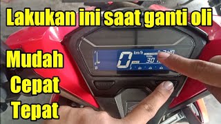 Mereset dan menyeting OIL CHANGE vario 125 vario 150 oilchange beyechannel vario [upl. by Liane709]