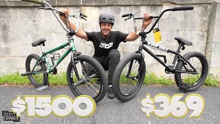 Does An Expensive Bike Make You A Better rider 1500 BMX vs 369 BMX [upl. by Haliek932]