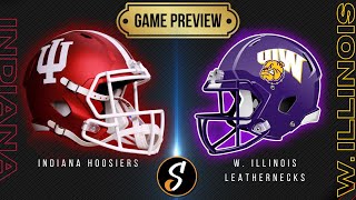 Indiana vs W Illinois Game Preview and Prediction  College Football Week 2 [upl. by Ardnaed328]