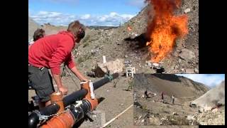 Potato cannon action Juni 2014 P4 quotSnurrig sommerquot [upl. by Raul370]