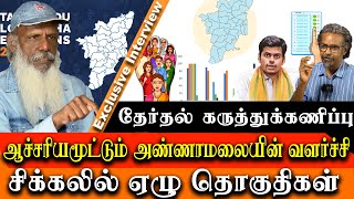 Fr Rajanayagam Election Survey 2024  astonishing GROWTH Of Annamalai amp 9 weak constituencies [upl. by Airamas]