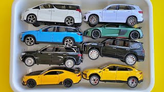 Box Full Of Diecast Cars  Lexus Nio Maybach Chevrolet BMW Audi Lamborghini [upl. by Itsim]