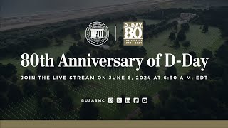 80th Anniversary of DDay at Normandy American Cemetery [upl. by Dranoc]