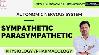 Autonomic Nervous System Physiology Malayalam Parasympathetic Sympathetic Nervous System Malayalam [upl. by Nessaj]