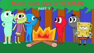 Make your own Stickman The BlueWinner Special Part 1 [upl. by Francoise]