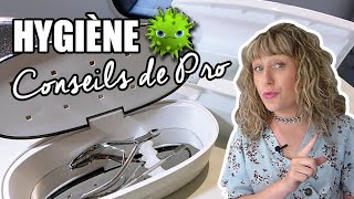 Parlons HYGIÈNE et STÉRILISATION 🦠Prothésiste Ongulaire [upl. by Ayouqes]