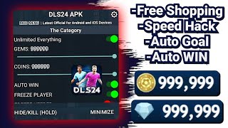 Dream League Soccer 2024 MOD MENU APK  Unlimited Diamonds amp Coins Free Shopping  DLS MOD 2024 [upl. by Leticia849]