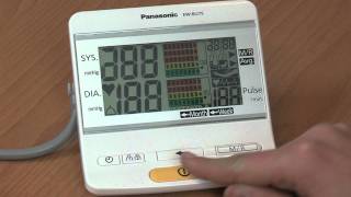 Panasonic BU75 bovenarm bloeddrukmeter [upl. by Ahsikym606]