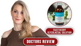 facetheory Glycolacsal Solution  Three acids combined  Doctors Review [upl. by Ellevehc419]