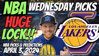 HUGE NBA LOCK NBA Picks Today 432024  Free NBA Picks Predictions amp Sports Betting Advice [upl. by Eliam]