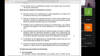 INFOCEJ VIDEOS  FAMILIA Algunas consideraciones sobre la entrevista de los menores de edad en PC [upl. by Willett]