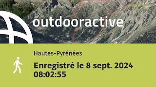 randonnée dans les HautesPyrénées Enregistré le 8 sept 2024 080255 [upl. by Nylanej]