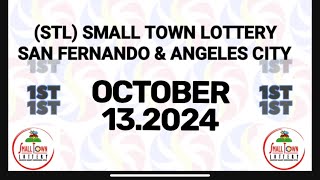 1st Draw October 13 2024 Sunday Result  Pampanga Draw and Angeles City Draw [upl. by Edaw]