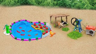 Diy diorama making mini moter water pump Science project part 87 miniMiniFarmingtime1 [upl. by Charry240]