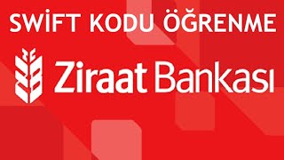 Ziraat Bankası Swift Kodu Öğrenme [upl. by Neirual]