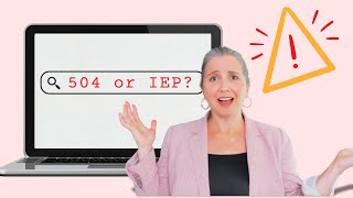 Does Dyslexia need an IEP or a 504 plan Whats the difference [upl. by Thain]