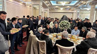 UZBEKISTAN Morning WEDDING Pilaf for MANY Guests Uzbek WEDDING Uzbek Cuisine [upl. by Analiese957]