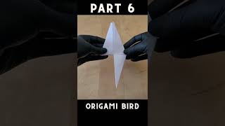 Origami Bird Tutorial How to Fold a Beautiful Paper Crane Part 6 [upl. by Rochemont]