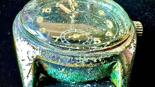 Restoring a vintage 1940s Oris watch Barn Find  nickel plating [upl. by Esahc336]