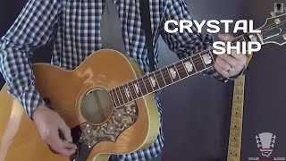 How to play Crystal Ship by The Doors  Guitar Lesson [upl. by Kristyn]