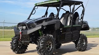 Custom 2015 Kawasaki Teryx4 in Super Black Loaded [upl. by Attelra689]