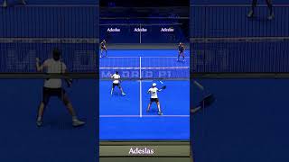 WHAT A BEAUTY OF A POINT 😍😍 Padel Highlights bestofpadel [upl. by Ddot]