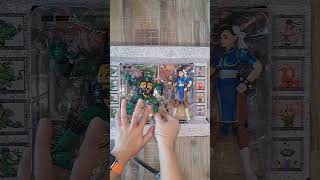 Unboxing Turtles VS Street Fighter actionfigures toys asmr collectible [upl. by Airotkiv786]