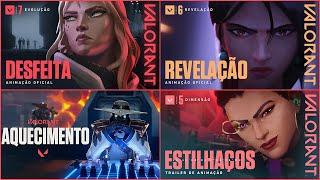 Todas as cinemáticas de VALORANT em ordem cronológica Episódio 17  20202023 [upl. by Yldarb]