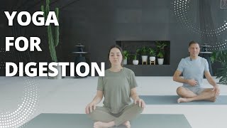 Yoga for Digestion  Stretches for Better Elimination [upl. by Oswal]