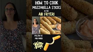 Air Fryer Mozzarella Sticks shorts [upl. by Sower]