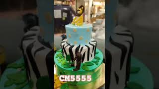 Jungle Safari park 🏞️ Theme 3amp1 Step 🪜 Kids Birthday Celebration Cake viralvideo [upl. by Kokoruda384]