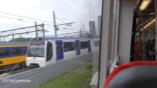 Metrorit Rotterdam Slinge  Den Haag Centraal Lijn E RandstadRail [upl. by Rolo671]