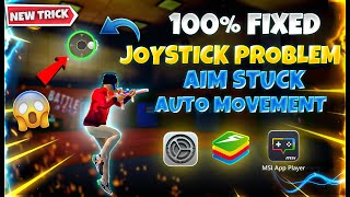 How To Fix JOYSTICK Problem in Free Fire PC  Aim Stuck free fire Bluestacks  Auto Movement Problem [upl. by Datnow58]