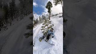 hi tree 🌲 snowboard snowboarding fail [upl. by Annahtur762]