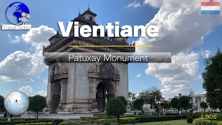 Vientiane • Patuxay de Triomfboog • Laos [upl. by Nalyk689]