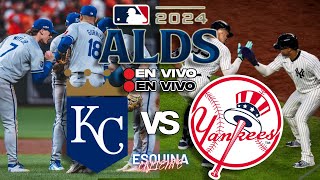 🔴 EN VIVO KANSAS CITY ROYALS vs NEW YORK YANKEES  AMERICAN LEAGUE DIVISION SERIES 2024  MLB LIVE [upl. by Eirehs]