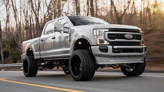 FULL OVERVIEW Of Our 2022 Chalk White Ford F250 Platinum Powerstroke [upl. by Hege]