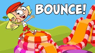 Kids songs  BOUNCE by Preschool Popstars  preschool movement song for kids to jump and exercise [upl. by Meggy]