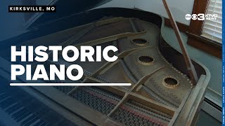 Historic Kirksville piano to get much needed tuning after many years [upl. by Teriann]