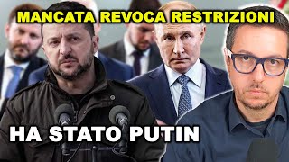 MANCATA REVOCA RESTRIZIONI MISSILI A ZELENSKY e referendum in Moldavia  colpa di PUTIN [upl. by Oikim]