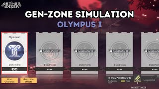 Aether Gazer Karasugo Imbroglio Genzone Simulation  Olympus I Max Difficulty [upl. by Rats]